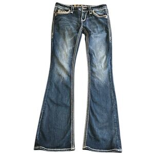 Rock Revival Madpink Boot Size 27 Denim Jeans